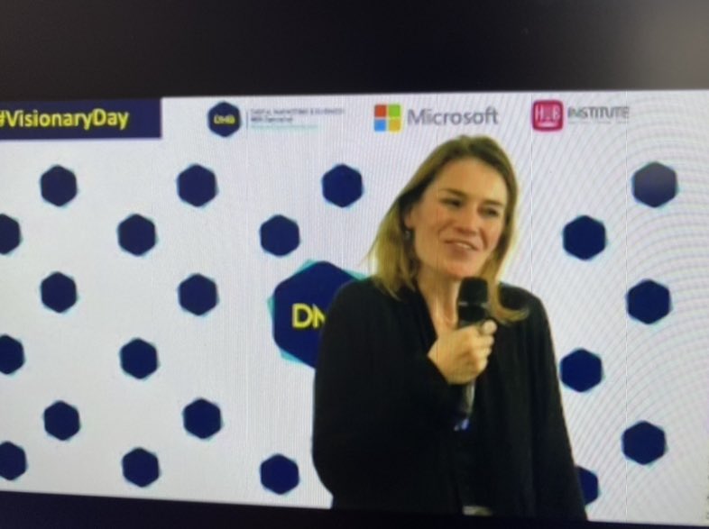 « Embrasser l’incertitude » juste conseil  de Pauline Thomas, fondatrice du ⁦<a href="/Le_Laptop/">Le Laptop</a>⁩ et auteure de l’ouvrage de référence «  le sprint design en pratique » #visionaryday #mbadmb #solutionmakers ⁦<a href="/microsoftfrance/">Microsoft France</a>⁩ ⁦<a href="/MBADMB/">mbadmb</a>⁩ ⁦⁦⁦<a href="/HUBInstitute/">HUB Institute</a>⁩