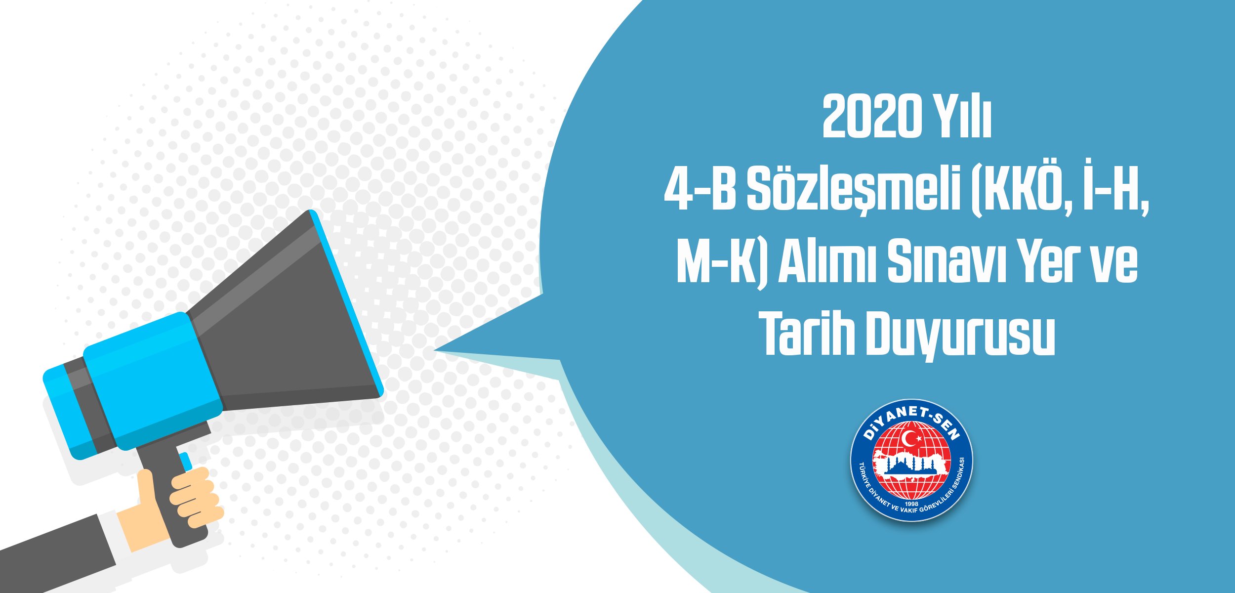 Diyanet Sen On Twitter 2020 Yili 4 B Sozlesmeli Kko I H M K Alimi Sinavi Yer Ve Tarih Duyurusu Https T Co Hudytalsql Https T Co Bh1gz8t0xw Twitter