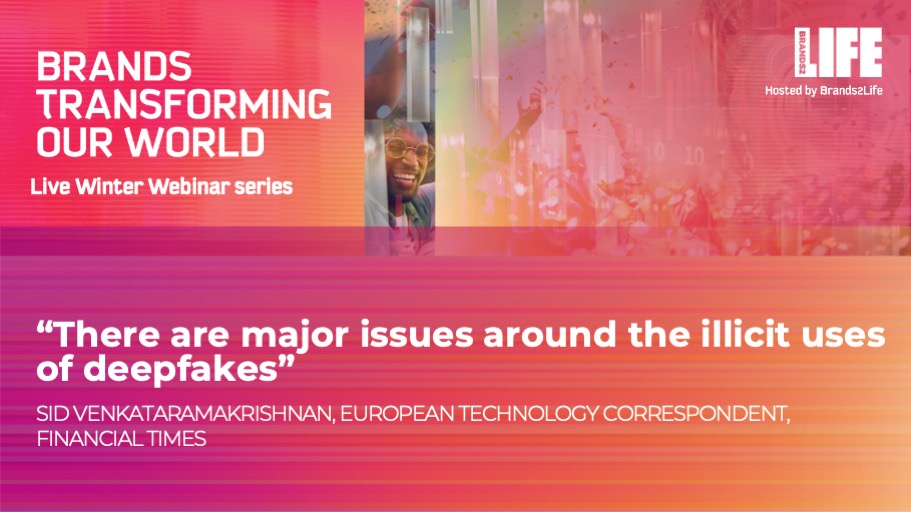 brands2life's tweet image. ⚡️While @SVR13 recognises the threat of #deepfakes, he also sees its potential – and thinks that this year will be the year of creative synthetic media #TechTrends2021