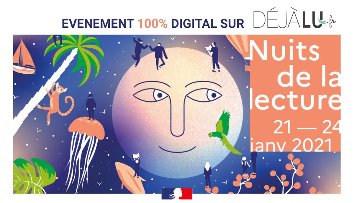 DejaLu_fr's tweet photo. Dis-moi ce que tu lis, je te dirai quel DéLecteur tu es !
Découvrez notre événement 💯% digital pour la Nuit de la Lecture.
RDV ici : https://t.co/3EhLQQMfj0
#NuitDeLaLecture2021 https://t.co/abYWjGOtBn