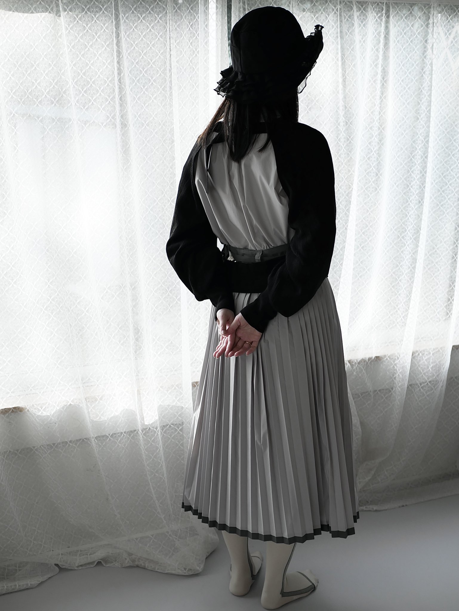 トップス RITSUKO KARITA sherbet sleeve cardigan RITSUKO KARITA sherbet sleeve cardigan