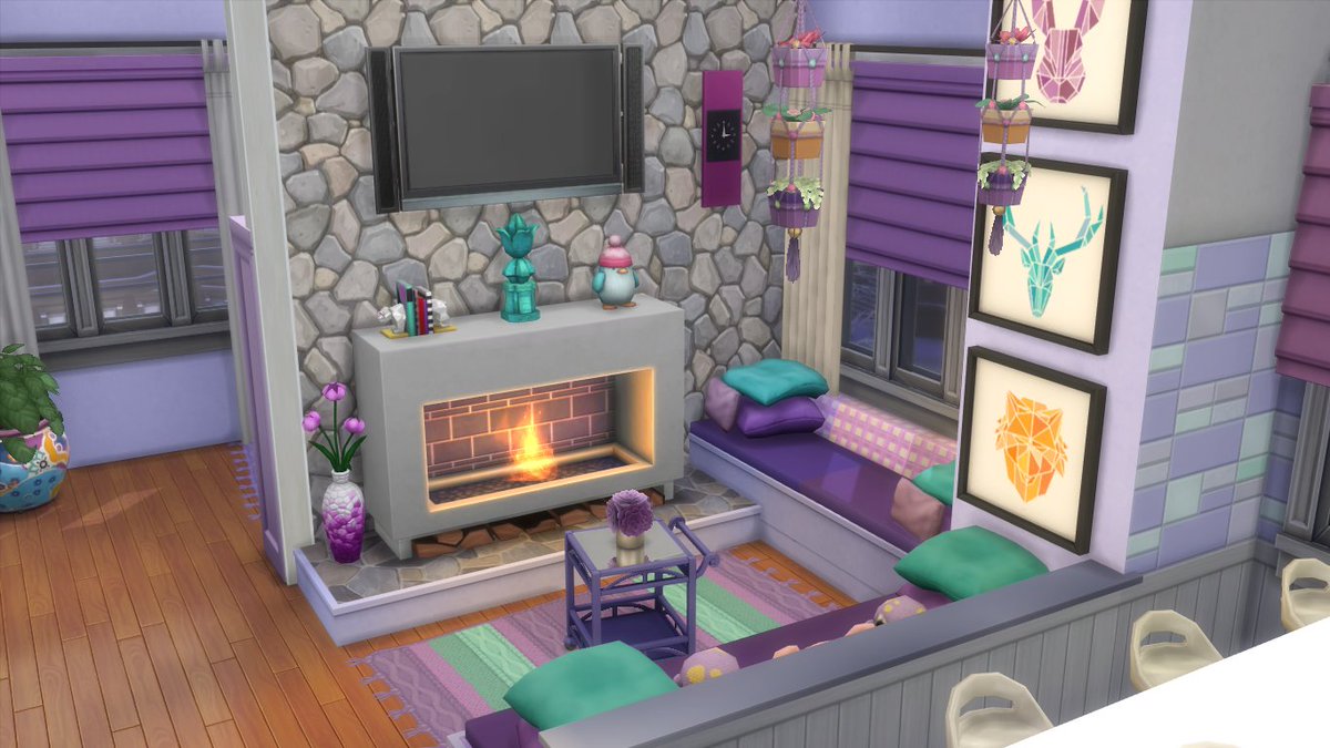 thinklikeasim's tweet photo. Hi everyone!💜I made a cute violet loft apartment!💜
I used platforms even for the sofa!

Speed build:https://t.co/iokBLuxO1f

#TheSims4 #TheSims #ShowUsYourBuilds #SimsCreatorsCommunity @simsfederation #thesimmerssquad @SimsCreatorsCom #simsnation #SSYshare #somesimlishbuild https://t.co/yCsJiOcSu0