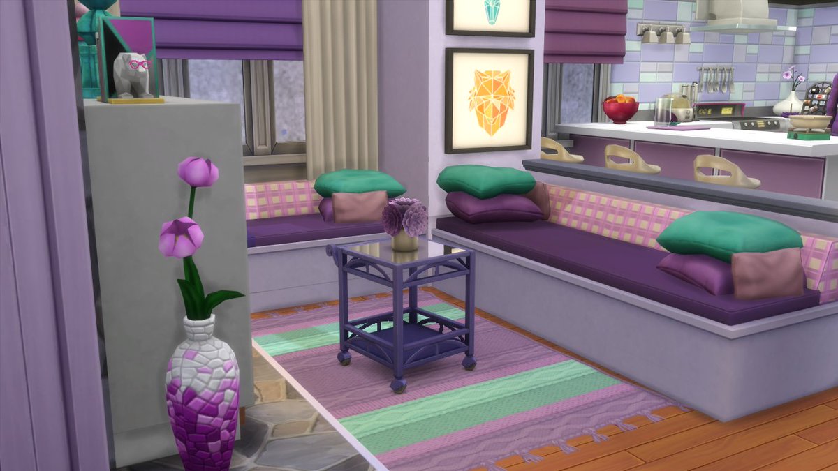 thinklikeasim's tweet photo. Hi everyone!💜I made a cute violet loft apartment!💜
I used platforms even for the sofa!

Speed build:https://t.co/iokBLuxO1f

#TheSims4 #TheSims #ShowUsYourBuilds #SimsCreatorsCommunity @simsfederation #thesimmerssquad @SimsCreatorsCom #simsnation #SSYshare #somesimlishbuild https://t.co/yCsJiOcSu0