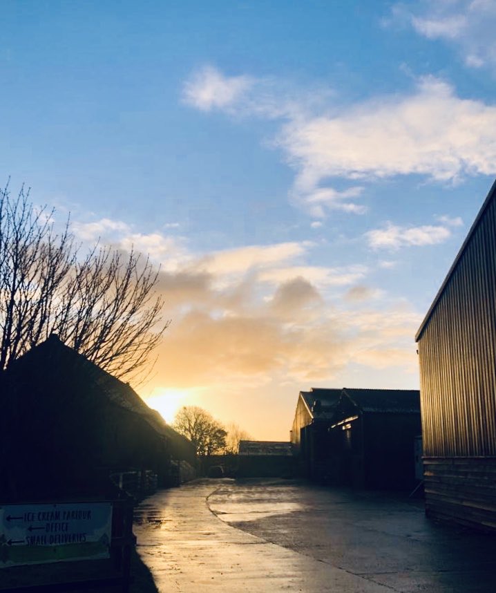 Blue sky and muddy fields but our farmers will be glad that storm has blow over!🌤🚜 #StraightFromTheFarm #Cotswolds #StormChristoph