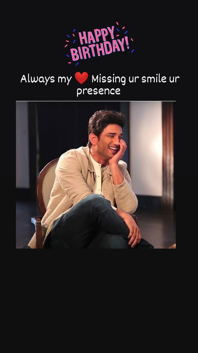 user_itssl's tweet photo. Happy Birthday to most lovely 😍 joyfull person @itsSSR love u always .....
Shine brighter 💫 stay Happy wherever you are 🔱
#SushantDay https://t.co/HrVdPsh0ct