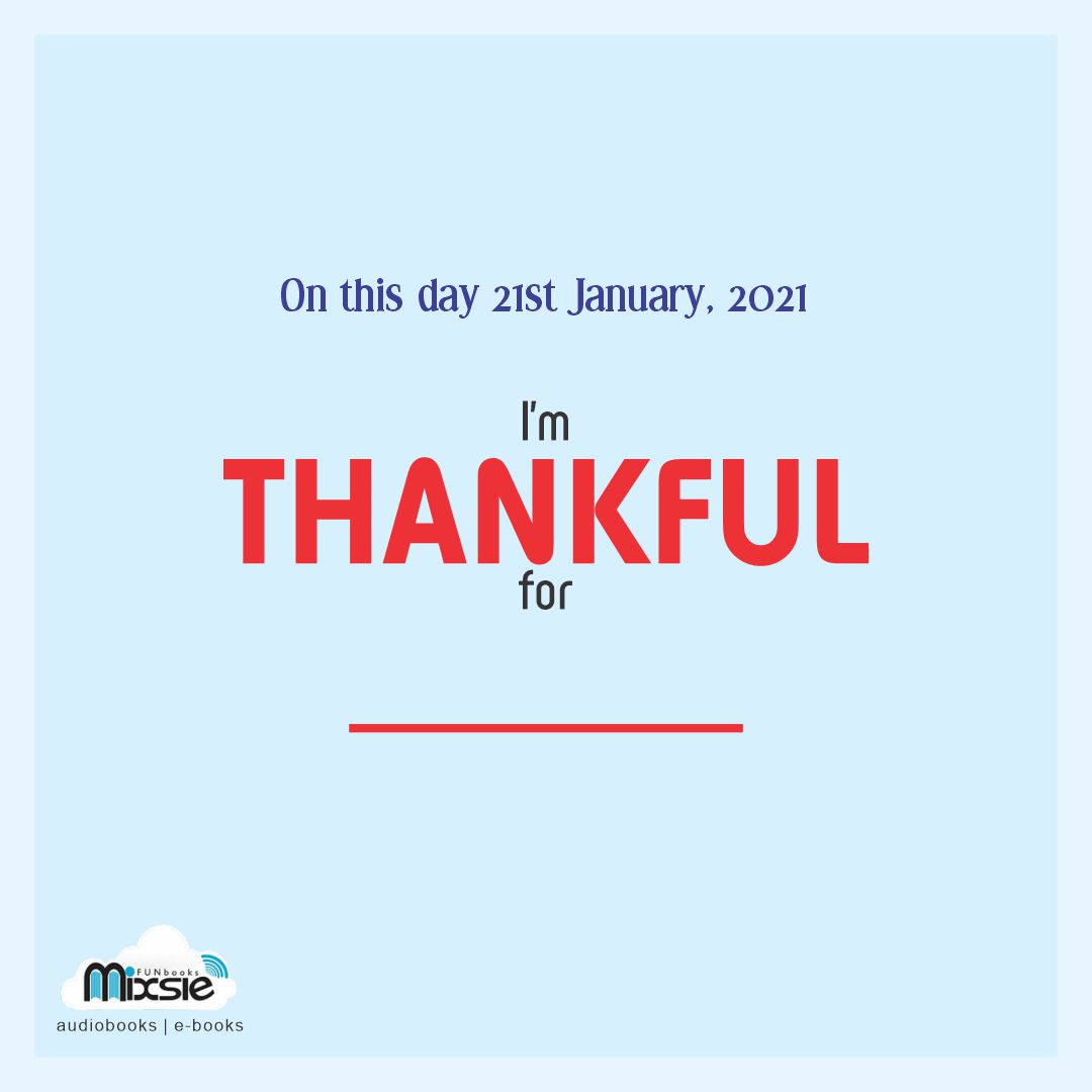 Mixsiefunbook's tweet photo. "Gratitude is a currency that we can mint for ourselves, and spend without fear of bankruptcy." -Fred De Witt Van Amburgh

Though it's still January, it's not too early to start counting our daily blessings.

What are you thankful for so far?
#ThankfulThursday https://t.co/ac7VGbhudD