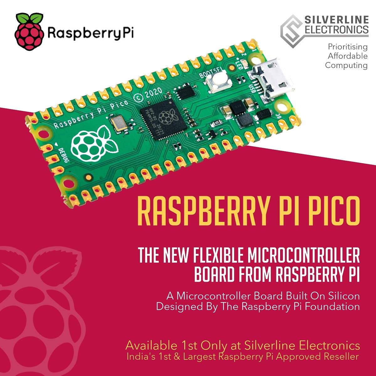 RpiSilverline's tweet photo. C/C++ #SDK, or the official #MicroPythonport, everything you need is here. Find the links to the technical documentation for both the #raspberrypipico microcontroller board and our #RP2040microcontrollerchip.
Get yours at #SilverlineElectronics!
#tech #techtrends #trending https://t.co/B4MpD4iFKM