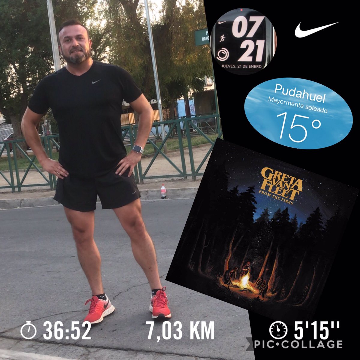 santeinzu's tweet photo. #albumdeldia #FromTheFires #GretaVanFleet #run #runrock #nrc #ntc #nikeplus https://t.co/OdUBedNbzb