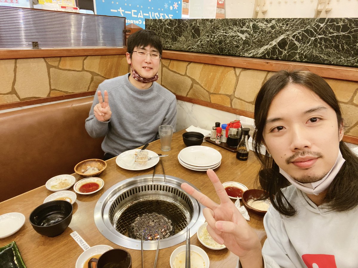 ミュートさん 1年越しに叶いました 大仏くんと焼肉デート