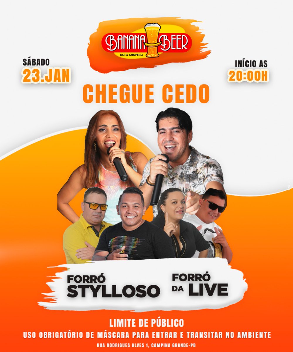ForrodoSheik's tweet photo. Neste sábado às 21h estaremos juntos no @Bananabeeer em Campina Grande-pb #Forrodaliveoficial ,chama na pegadaaaa😘😘😘😘🎶🎶🎵🎶🎶🎶🎶🆗 https://t.co/h1NnpyWjVg