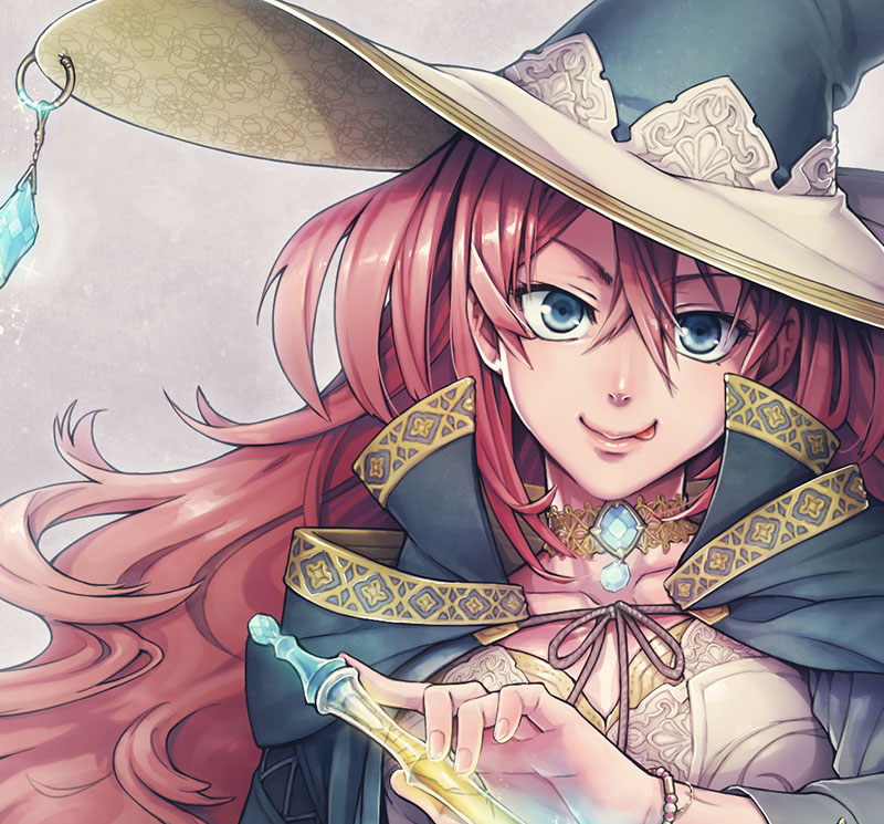 さくこ 魔法使いの女の子 イラスト オリジナル 女の子 魔女 魔法使い 三角帽子 さくこ 魔法使いの女の子 イラスト オリジナル 女の子 魔女 魔法使い 三角帽子