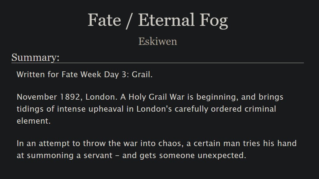 Eskiwen's tweet photo. HELLO I AM EXTREMELY LATE but I am still gonna finish all these prompts! For #fateweek2021 Day 3: Grail.

https://t.co/RmFx5RTv9A https://t.co/7aBlipcArG