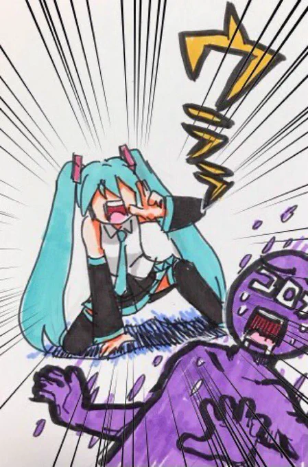 ボカロじゃなく超人を描いてる気がしてきた。 