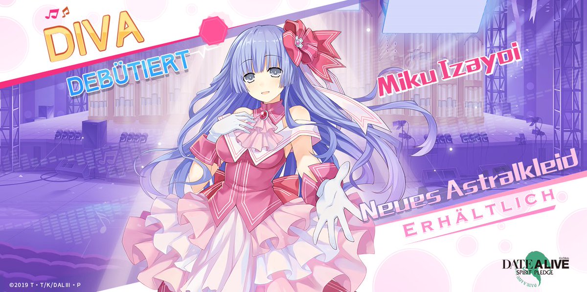 ❤️💜Mikus Bühnenoutfit💜❤️

Das hat Miku bei ihrem ersten Auftritt auf der Bühne getragen, nachdem ihre Geisterkraft versiegelt wurde. Auch ohne Kräfte wird die Hoffnung und Leidenschaft auf den Gesang kein bisschen nachlassen!🎶🎶

Holt das Astralkleid im Shop jetzt für Miku!💝