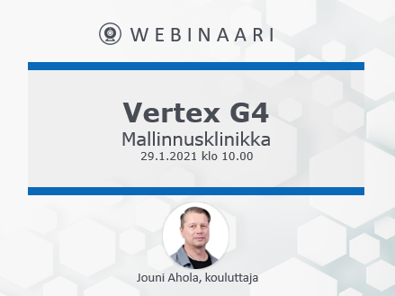 VertexSystemsHQ's tweet photo. [Webinaari 29.1.2021 klo 10-11]
Kuukauden viimeisenä perjantaina järjestettävillä #VertexG4 mekaniikkasuunnittelun maksuttomilla mallinnusklinikoilla ratkomme arkipäivän mallinnushaasteita. 
Ilmoittaudu mukaan https://t.co/jd8eFFqV77 https://t.co/zl3M74ToQR