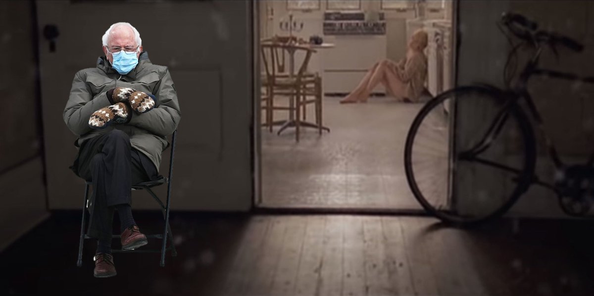 “Hey, you kid! Stop letting the snow in!”