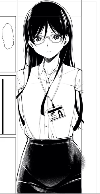 ペン入れをしています。 