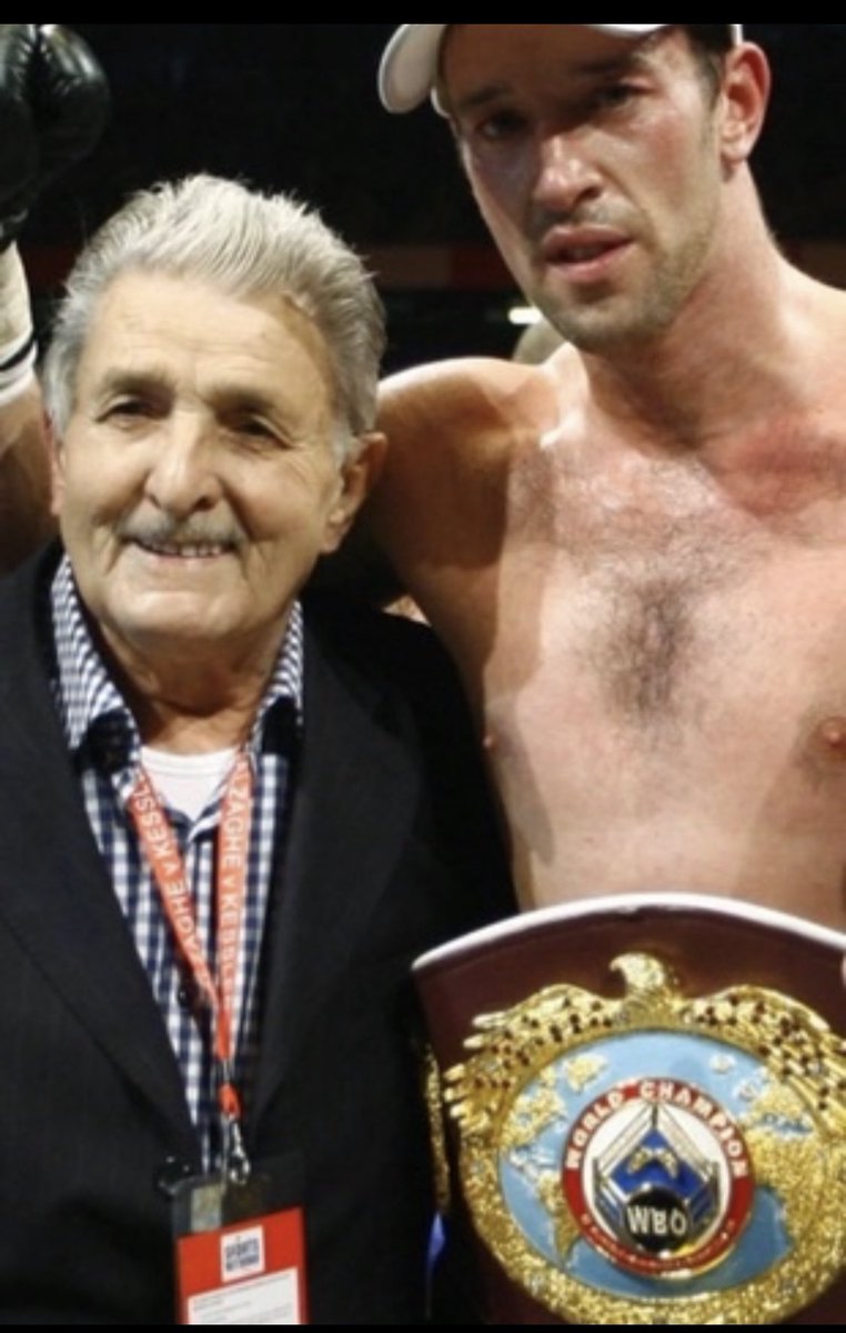 9 years ago today I said good bye to my dad the greatest teacher my biggest fan by best pal,time does break completely.told it like it was no in between,a proper Italian had no filter.when I won the world title seeing him smile meant more to me than actually winning it x