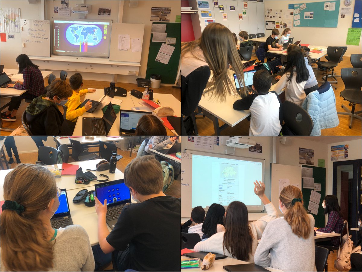 Wir durften gestern an der ISL in Lausanne Nicole Müller's Unterricht beiwohnen - beeindruckend, wie virtuos sie fachliche und überfachliche Kompetenzen auf enorm motivierende Weise gemeinsam mit den Schülerinnen erarbeitet. Blogpost folgt! Danke für die Initiierung <a href="/SwissEdTech/">Swiss EdTech Collider</a>