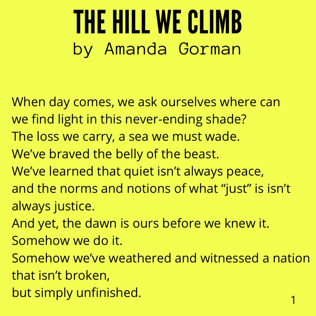 The Hill We Climb - WendieIkhlas