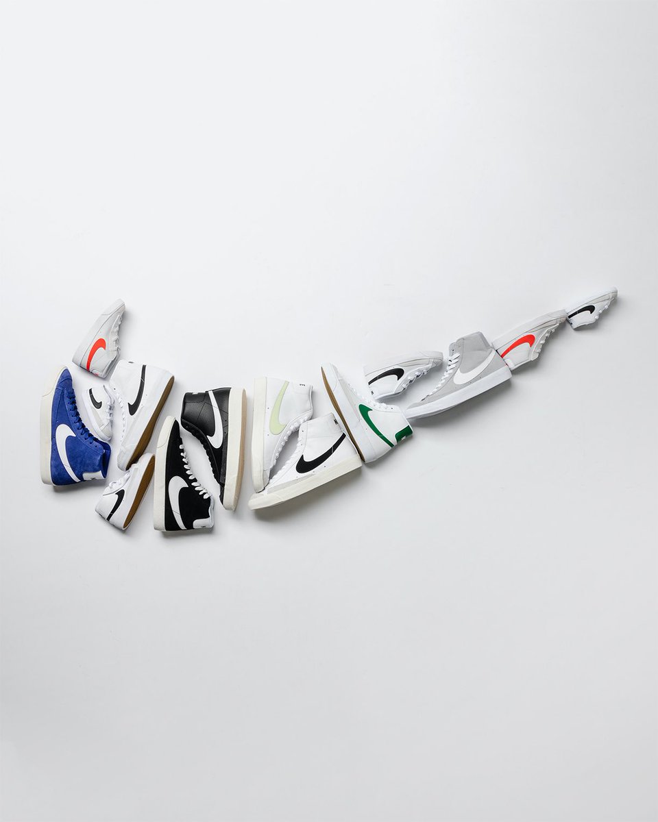 MasonMae's tweet image. My boss told me to come up with an idea to shoot all these Blazers. I went with the most natural answer