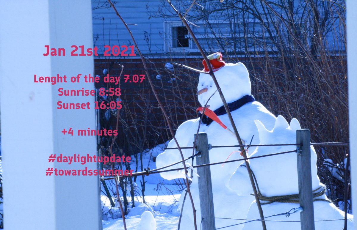 saarikko's tweet photo. "Huomenta," sanoi lumiukko, "Oletko tavannut jo hevostani?"
Tänään aurinkoa ennen ysiä ja neljän jälkeen!
#daylightupdate #towardssummer https://t.co/cl632RmOqU