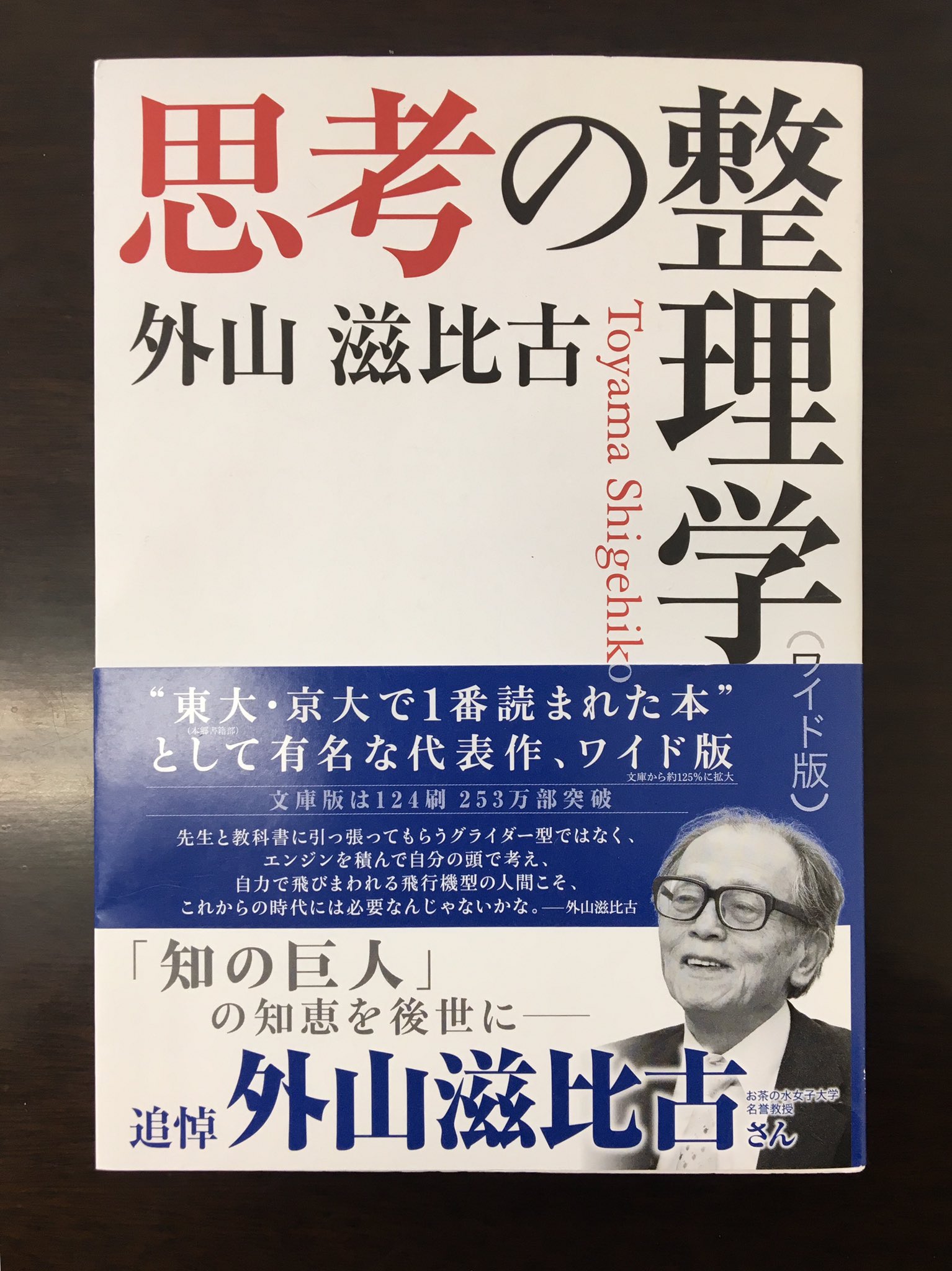 笹川 理 大阪維新の会 府議会議員 東淀川区選出 前々から興味のあった書籍 思考の整理学 を 政務事務所近くの書店で購入し 読み進めています この本の最初の章に 学校はグライダー人間の訓練所である 飛行機人間はつくらない