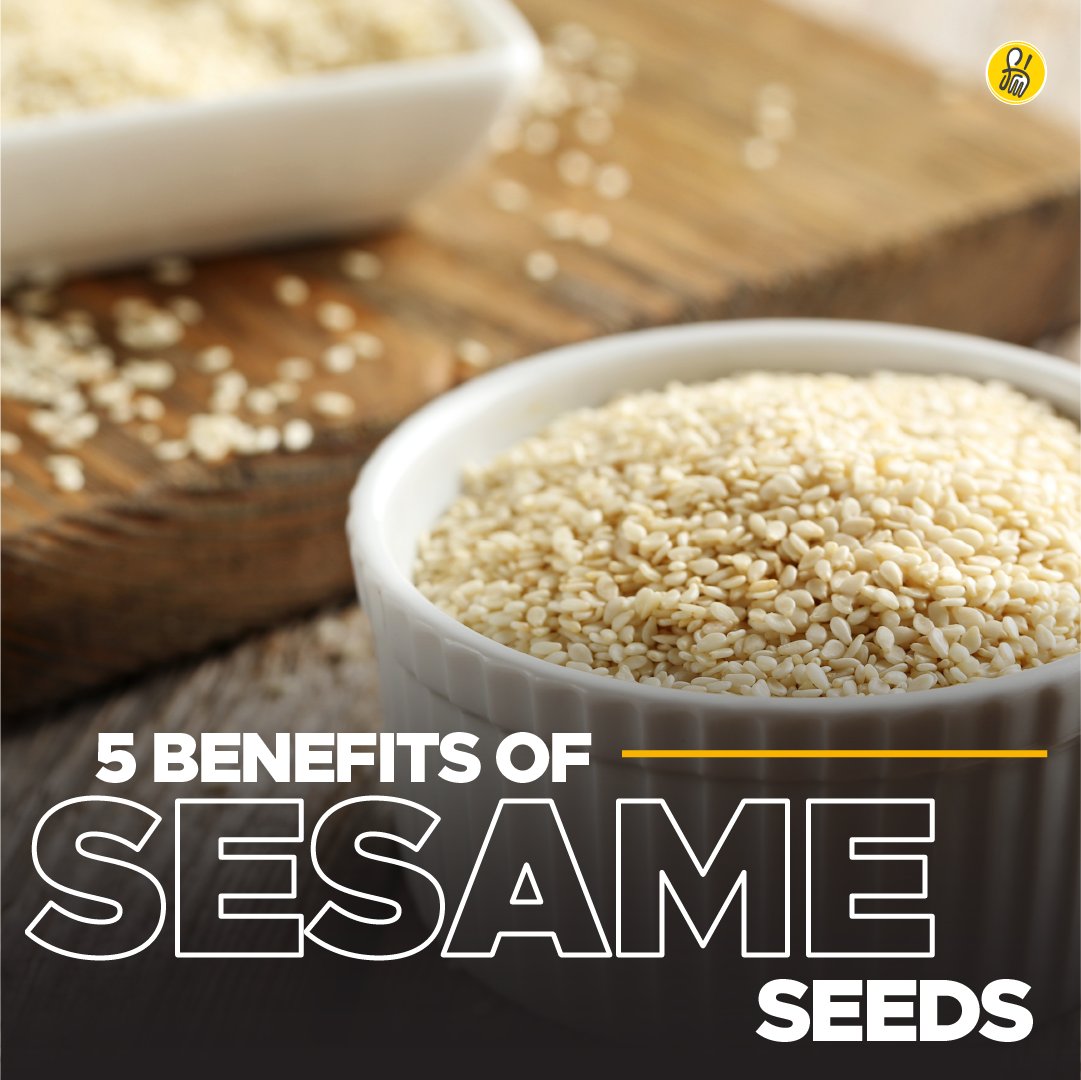 FreshMenuIndia's tweet photo. Sesame seeds are packed with flavour and elevate the taste of dishes. They’re are also loaded with health benefits, so make sure sesame seeds are a part of your diet! 

#FreshMenu #SesameSeeds #Nutrition #NutritionTips #HealthBenefits #RealGoodFit https://t.co/5jVjxzNiUy