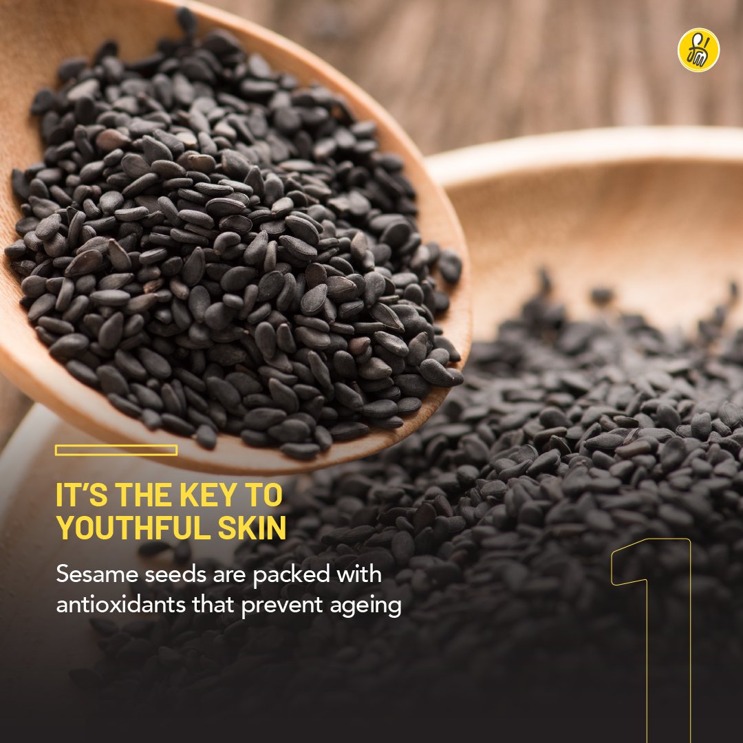 FreshMenuIndia's tweet photo. Sesame seeds are packed with flavour and elevate the taste of dishes. They’re are also loaded with health benefits, so make sure sesame seeds are a part of your diet! 

#FreshMenu #SesameSeeds #Nutrition #NutritionTips #HealthBenefits #RealGoodFit https://t.co/5jVjxzNiUy