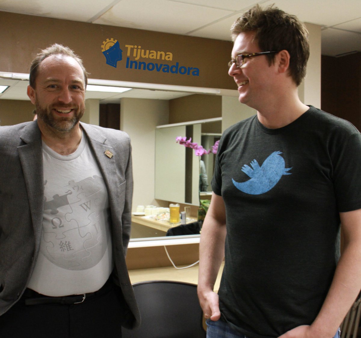 Happy Birthday, Wikipedia! Your parents and we siblings are very proud of you! Congrats dear @jimmy_wales and Thank you! #donate @Wikipedia @WikiTribune (This pic when you visit us #TijuanaInnovadora2010 with our dear @biz)