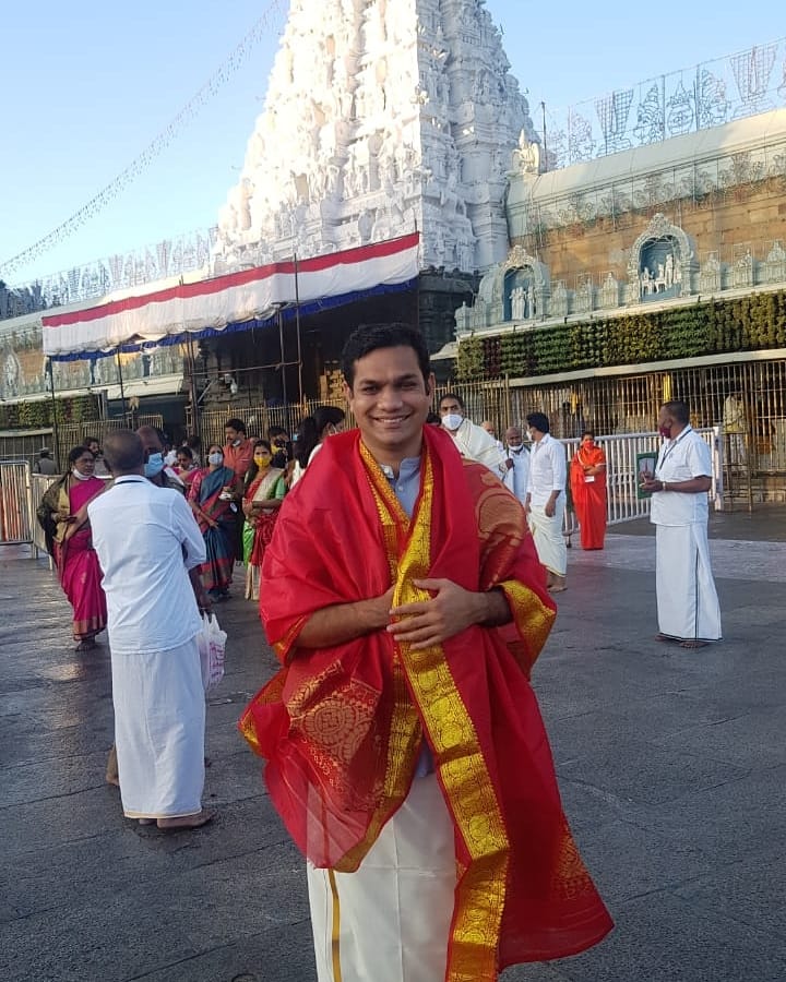Visited the Historical Tirupathi Temple as a part of the Urban Development Standing Committee meeting...Reviewed the Tirupathi Smart City Project...