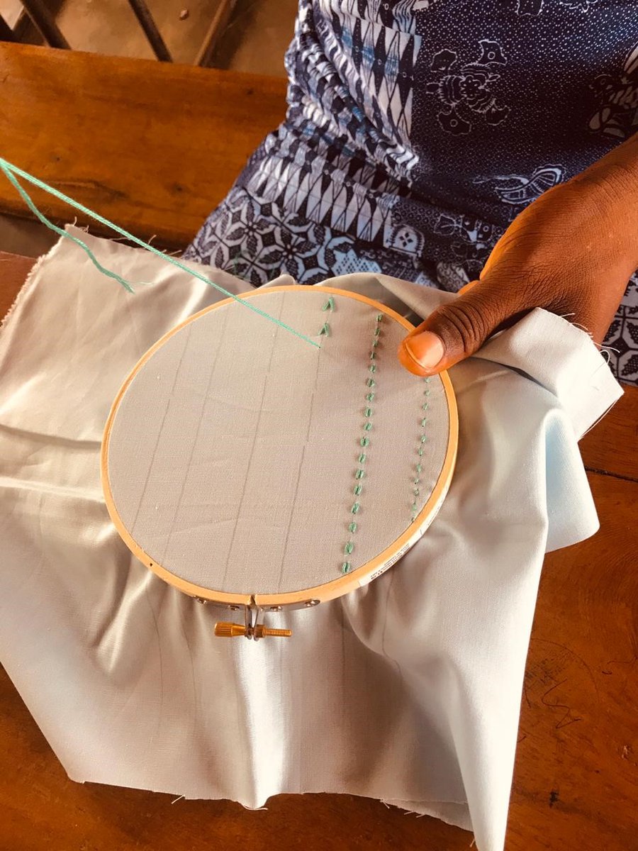 UNHCRMozambique's tweet photo. The second phase of the training sessions on artisan's value chain in Maratane #refugees camp started!

This time, 16 beneficiaries participated in advanced skills training to enhance their dyeing, sewing, and embroidery techniques.

Refugees are productive members of society! https://t.co/fHntJ67YOh