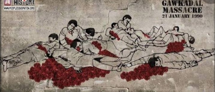 Fatima1_jk's tweet photo. The DAY WHEN Jhelum &amp; blood flows together.
Least we forget.
#GawKadalMassacre 
#21january1990 https://t.co/34Mr9rlmxQ