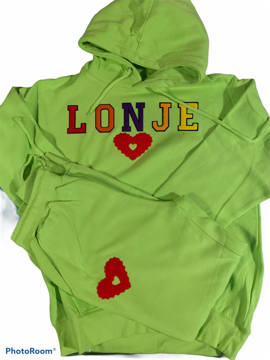 Immahustler's tweet photo. Can’t yAll see @djenvy rocking this new Lon’Je sweatsuit https://t.co/Q39ItwsYHQ