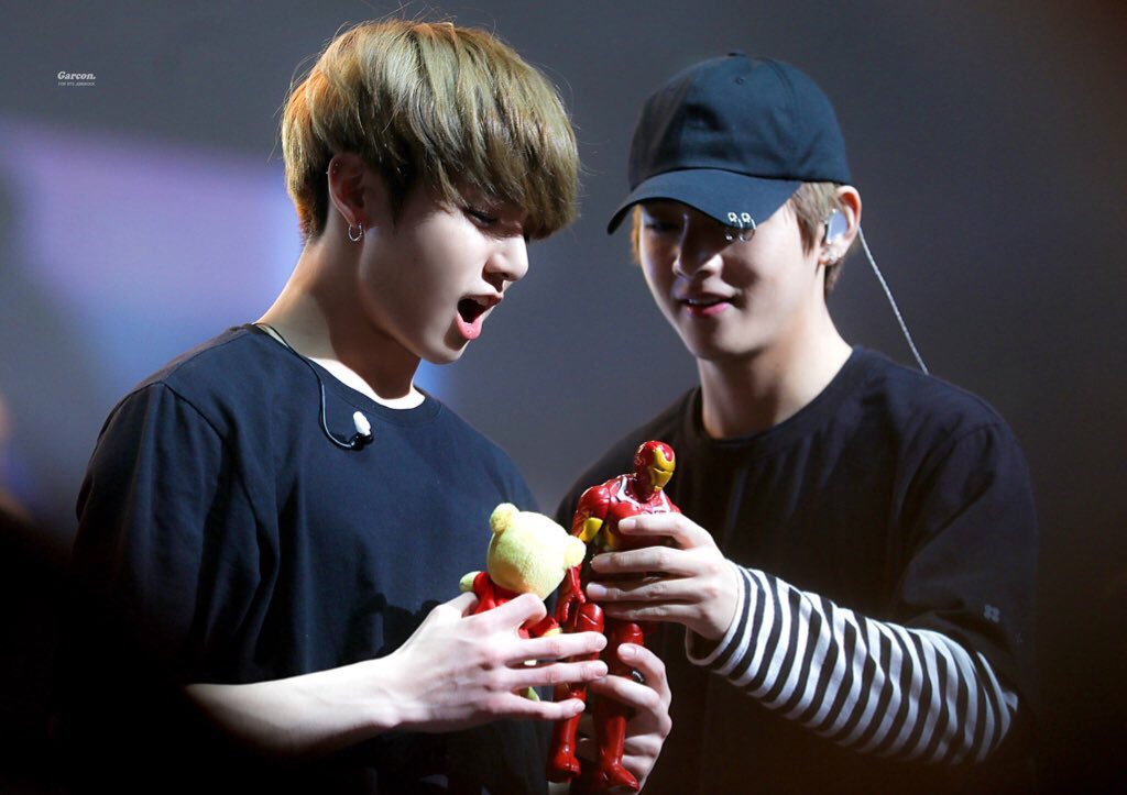 Jungkookie's favorite toy is iron man, provide him that