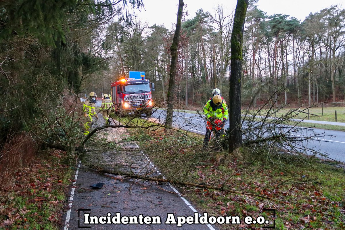 Melding brandweer Otterloseweg Hoenderloo