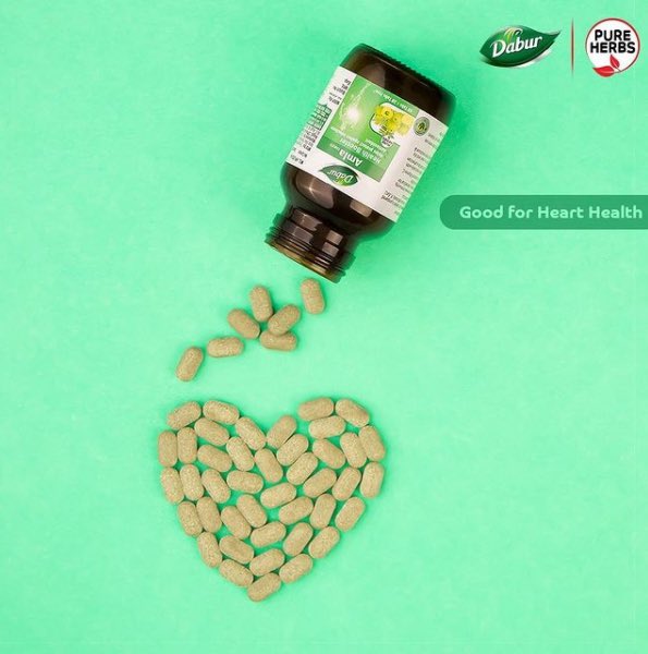 DaburIndia's tweet photo. A #healthy heart is a happy #heart!
Get the power of Amla with #Dabur #PureHerbs #Amla tablets to help boost your #immunity and heart #health.
#TaiyyarRehnaHai #AmlaTablets #BoostImmunity #StrengthenImmunity #VitaminC #AidsDigestion #Digestion #ImmunityBooster #Ayurveda https://t.co/0FaxUjBhBQ