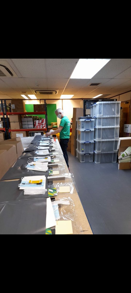 Sam_SJA's tweet image. Our very own @marksquires6 in the Ossett Vaccine Supply Hub this week putting the work in with the team.

#lifesavingequipmentdoesntmoveitself @SJA_Logistics #teamwork #toolstogetthejobdone