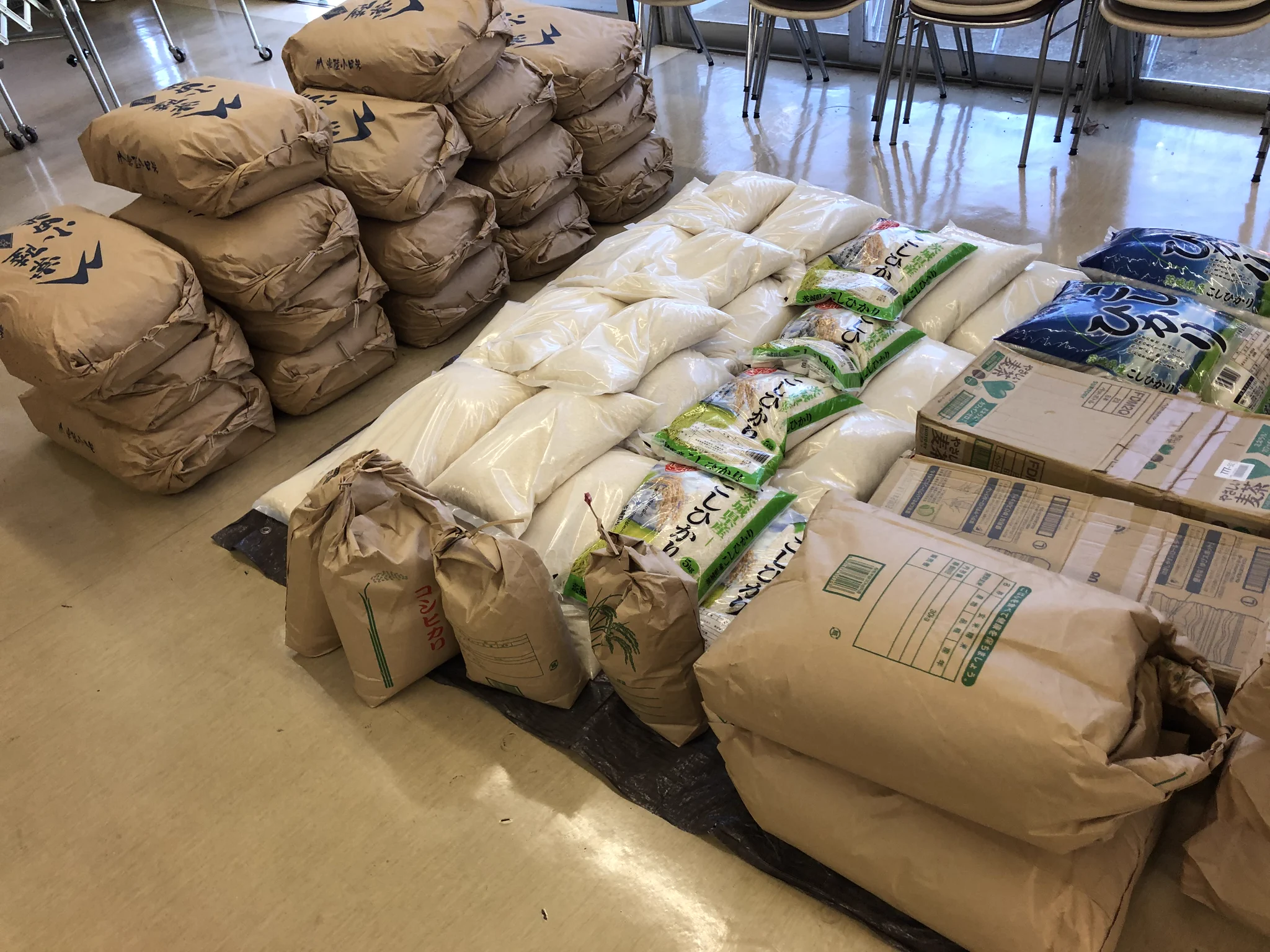 筑波大学、20トンもの食料を学生に無料で配給する！