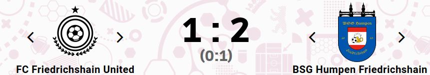 Wir schließen die Hinrunde mit einem verdienten 2:1 ab und stellen auf 6:3 in den Vergleichen mit United.

Mann des Spiels: Falk Fertig mit je einem Tor und einer Vorlage.