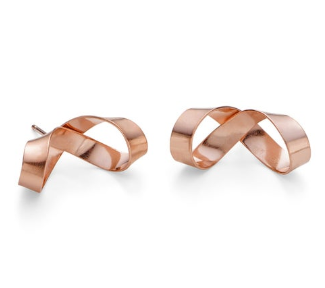 MakersWales's tweet photo. Ribbon infinity stud earrings by guild member Jodie Hook - maybe just the gift you are looking for, #StValentines ?
Available from our on-line shop - easy to pop in the post!
https://t.co/NzLfV1m0Nz
@JodieHook  #Infinity #GiftsForHer #ContemporaryJewellery #MadeInWales
#StaySafe https://t.co/GS94urmGJ4