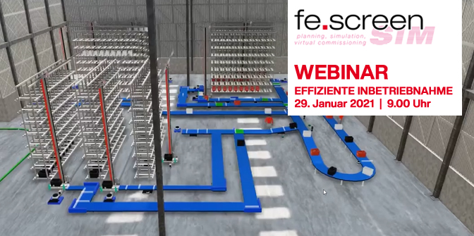 Auch in diesem Jahr führen wir unsere Webinarreihe zum Thema "Effiziente Inbetriebnahme mit fe.screen-sim" weiter. Einfach unverbindlich anmelden! Infos und Anmeldung: fee.de/informatik-sys… #inbetriebnahme #anlagensimulation #prozessvisualisierung #virtualreality #Simulation