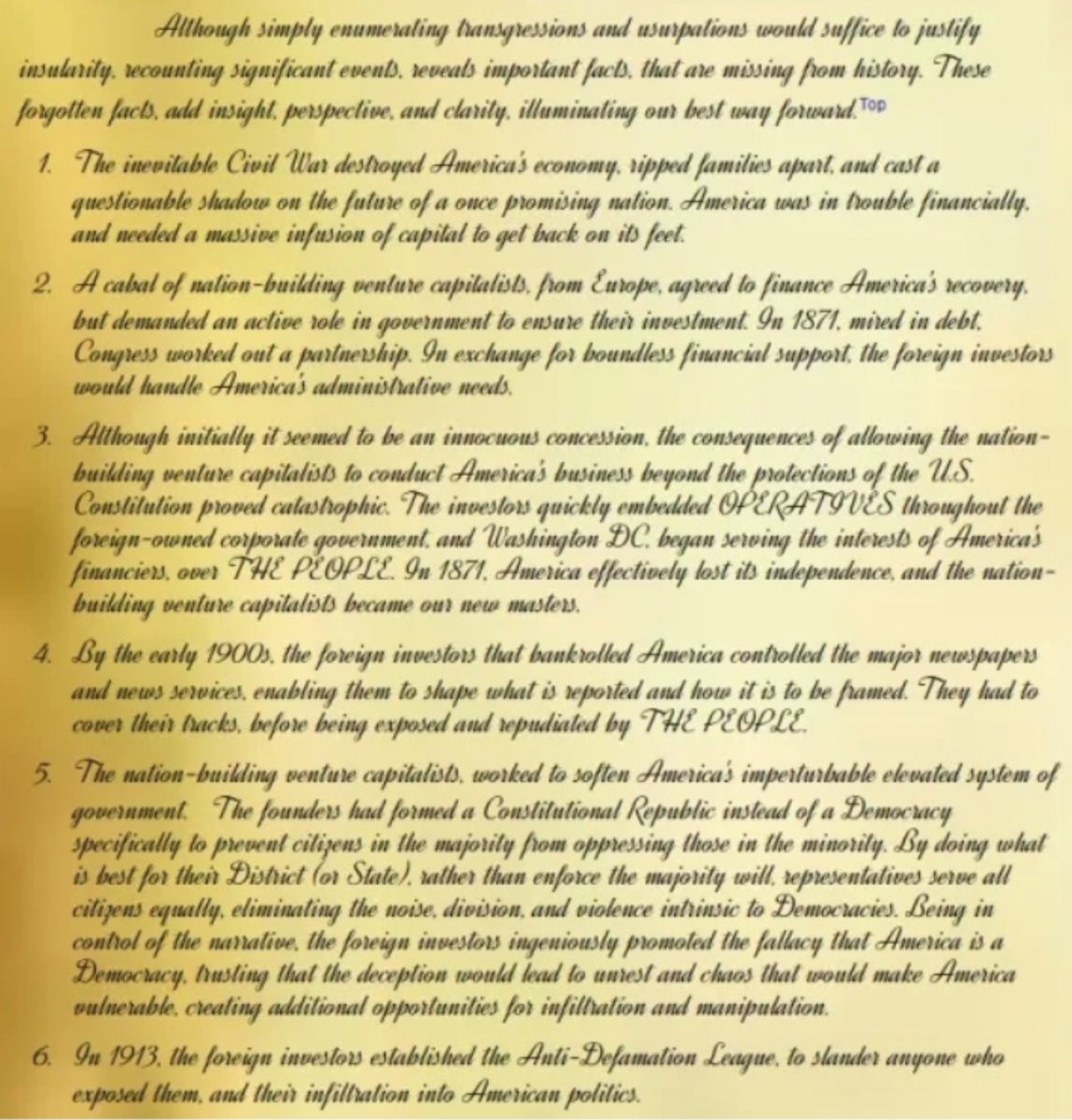 Second Declaration of Independence