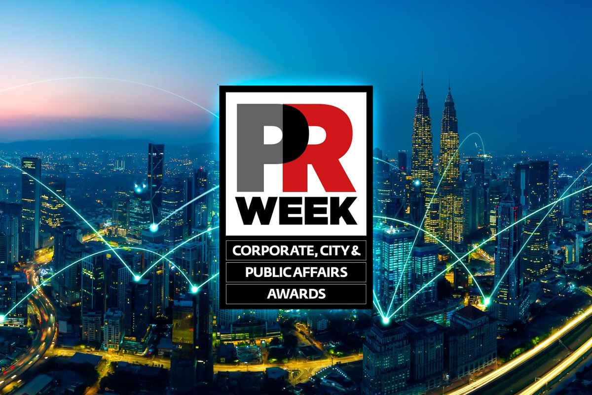 prweekuknews's tweet photo. It's Corporate, City &amp; Public Affairs awards day! Join us at 4pm to celebrate the outstanding achievements &amp; creativity over the last year: https://t.co/ulV5MD09fk #PRWeekCCPA @PRWeekHub https://t.co/eIX13nJ4gq