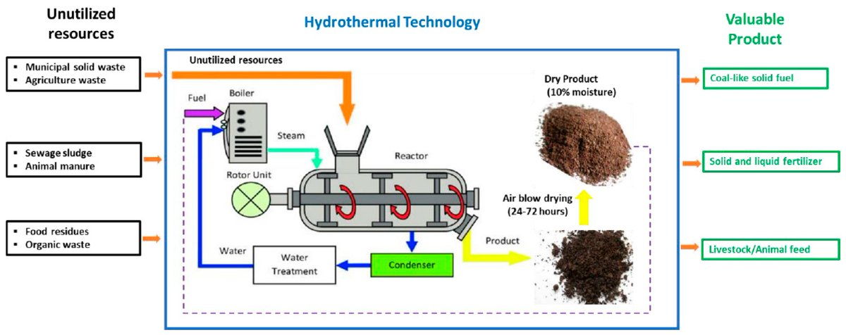Hydrothermal treatment process 