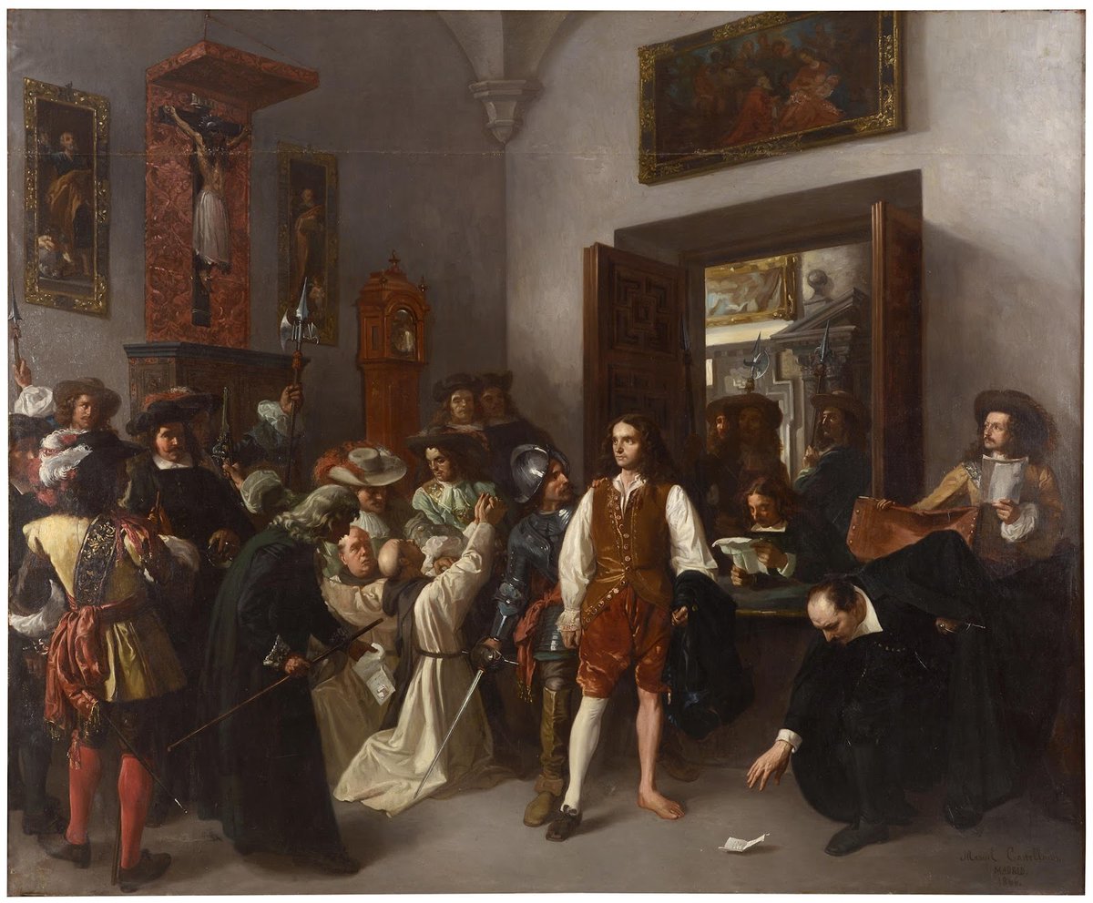 Valenzuela fue encerrado en una torre del castillo prioral de Consuegra, propiedad de Juan de Austria. El nuncio papal Savo Millini, que llevó el juicio por deseo del Prior de El Escorial, requisó los bienes de Valenzuela y el 9 de febrero 1678 ordenó su destierro a las Filipinas