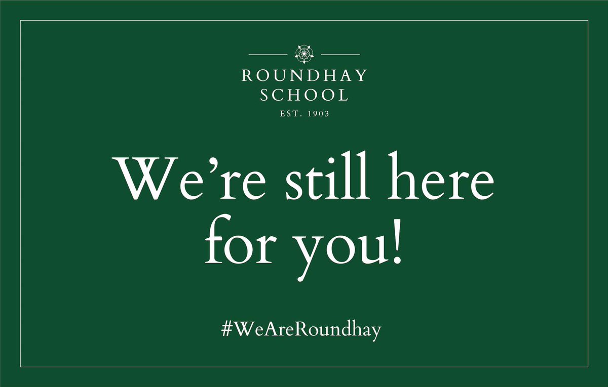 Whatever happens in the world, whatever challenges we face, whether you are in school or at home...We are STILL Roundhay, We are STILL here for you #Roundhayfamily #WhateverItTakes #doesnthappeneverywhere