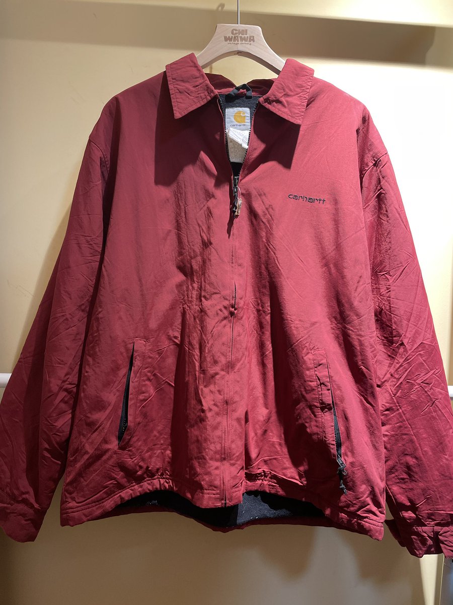 CHIWAWAVINTAGE's tweet image. carhartt 防風尼龍面外套

衣長：69.5
肩寬：53.5
胸圍：58
袖長：64.5