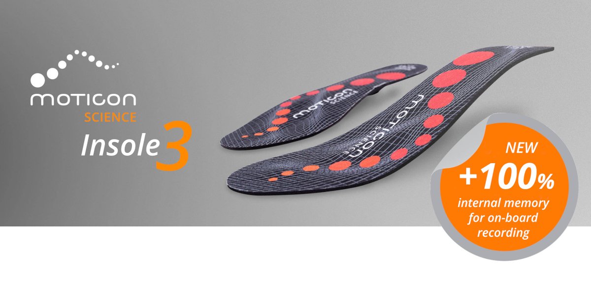 MoticonScience's tweet photo. Start of 2021 Moticon product update for #insole3 #smartinsole #sensorinsole doubles internal memory -enabling acquisition of extended long term patient gait profiles in daily life https://t.co/t5ZBiCpuKH https://t.co/oL0x7dMmDE