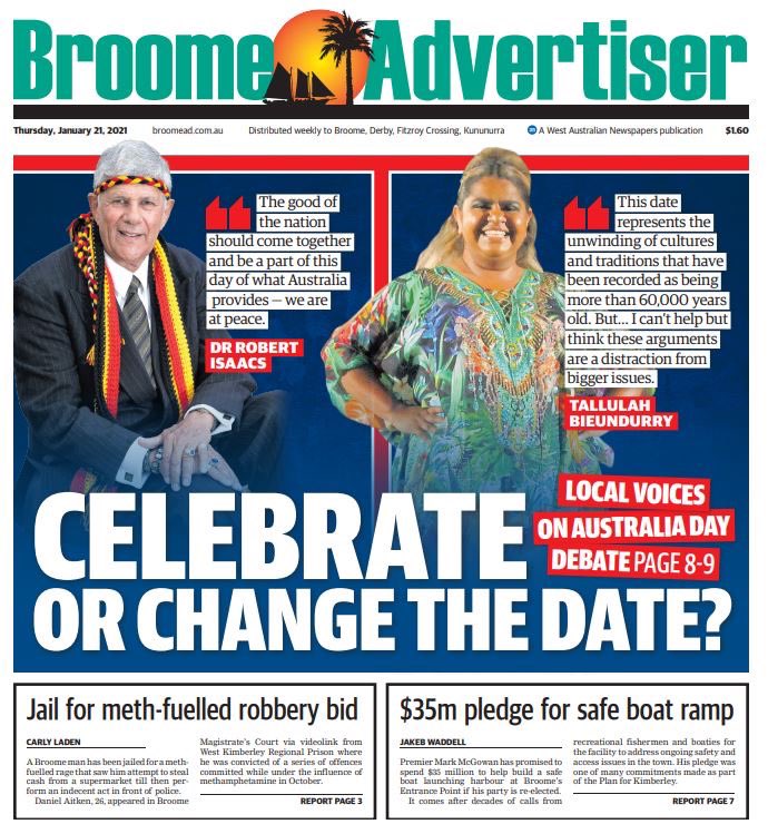Pick up your copy of the Broome Advertiser, out now! 📰